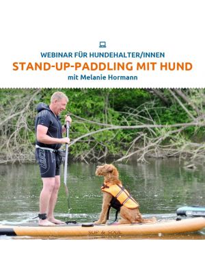 Stand-Up-Paddling mit Hund